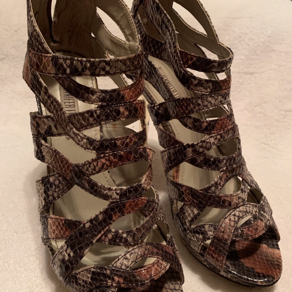 Snakeskin sandals